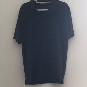 Travis Mathew golf polo. Black with stripes. Size large